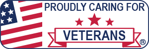 Proudly Caring for Veterans Web Badge 300x100